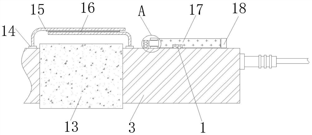 Polishing device for anti-seepage construction of ultra-deep buried composite pipeline