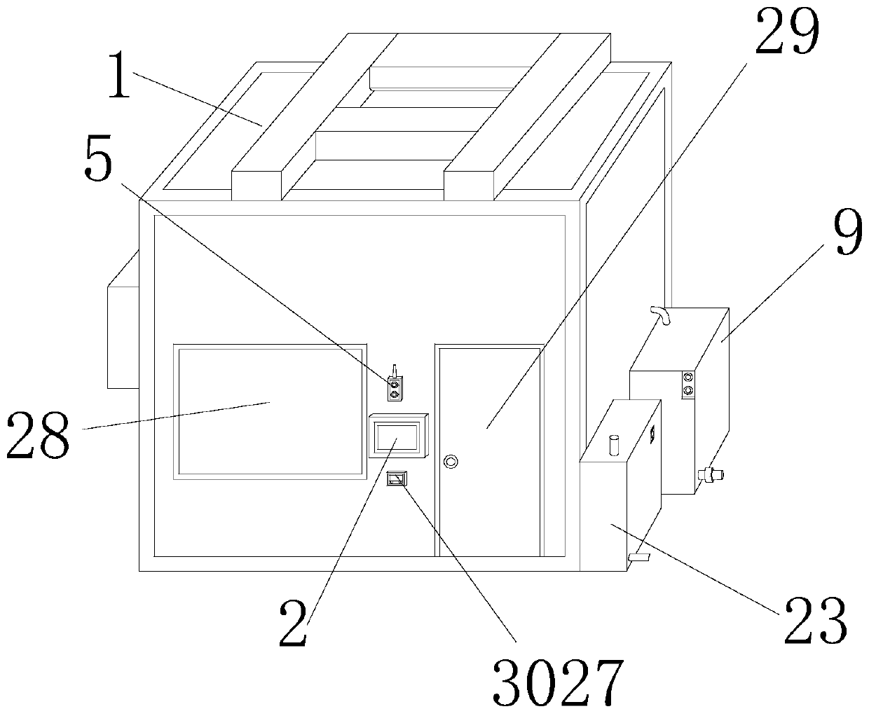 Device and method for testing thermal insulation property of garment ready-made clothes