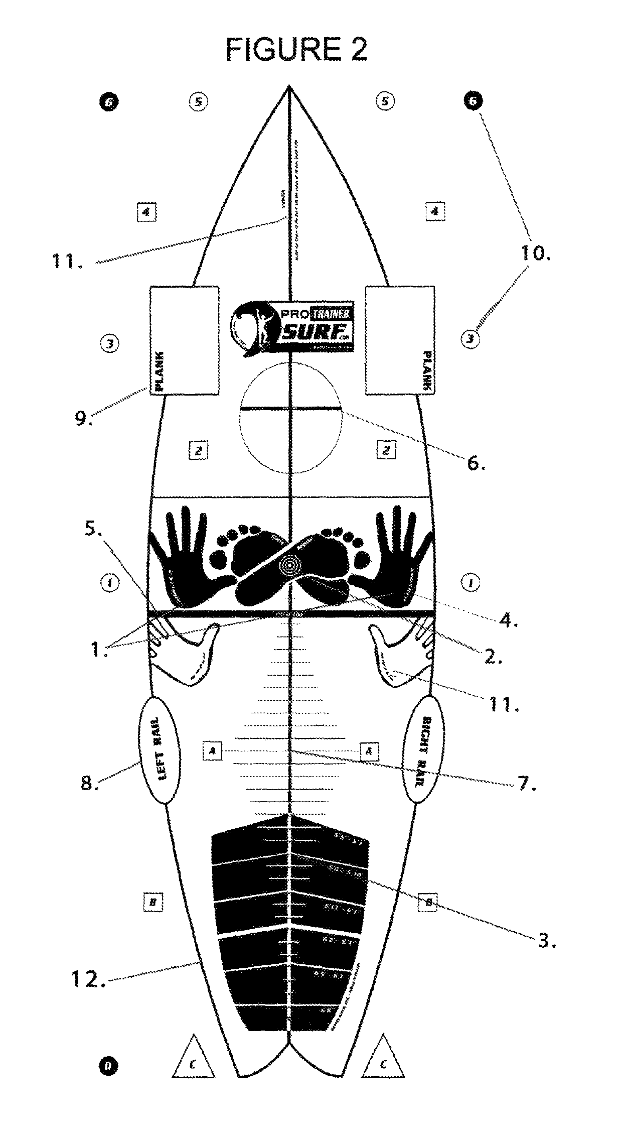 System and method for displaying surf training instructional information