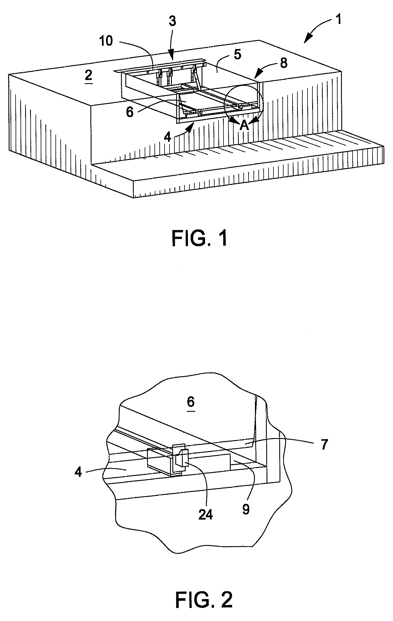 Shimless frame support method and apparatus for dock levelers