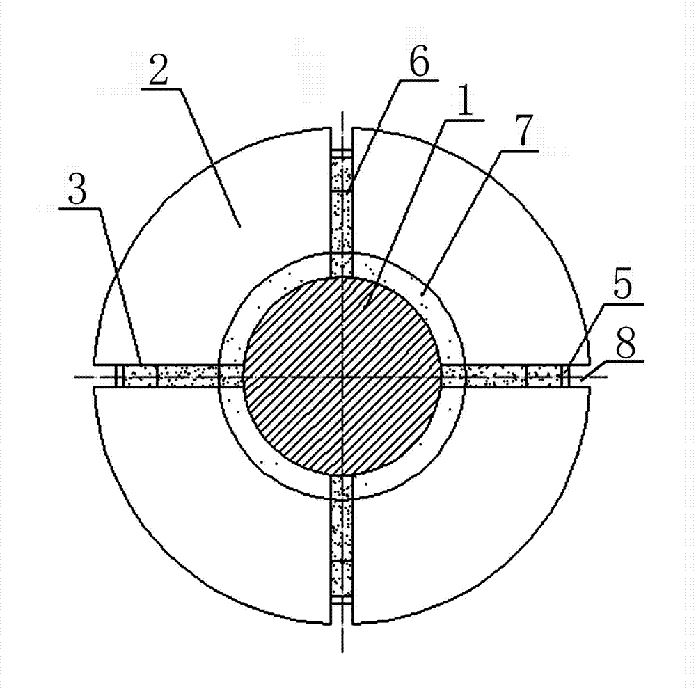 Mixed permanent magnet synchronous motor rotor