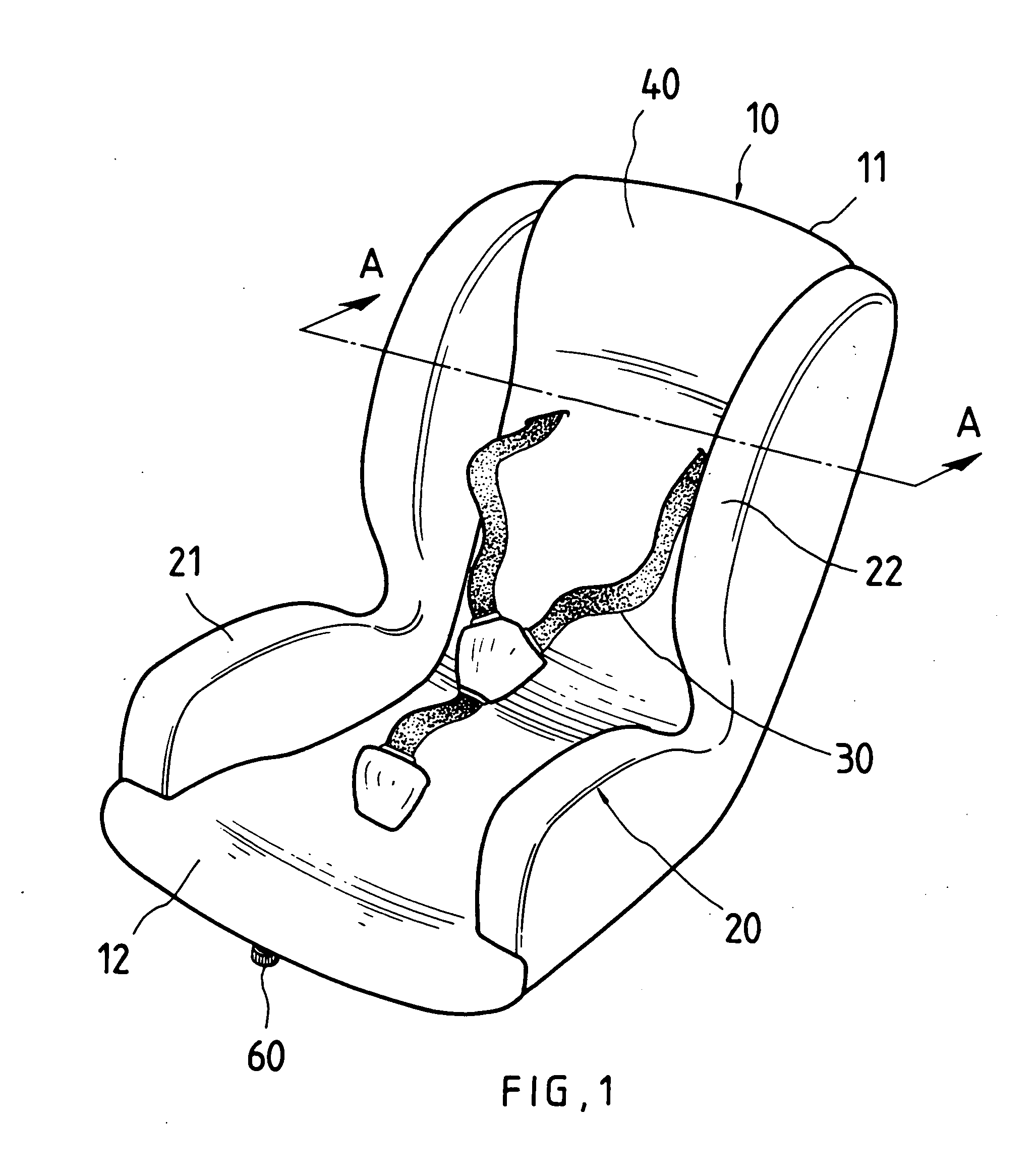 Inflatable child safety seat