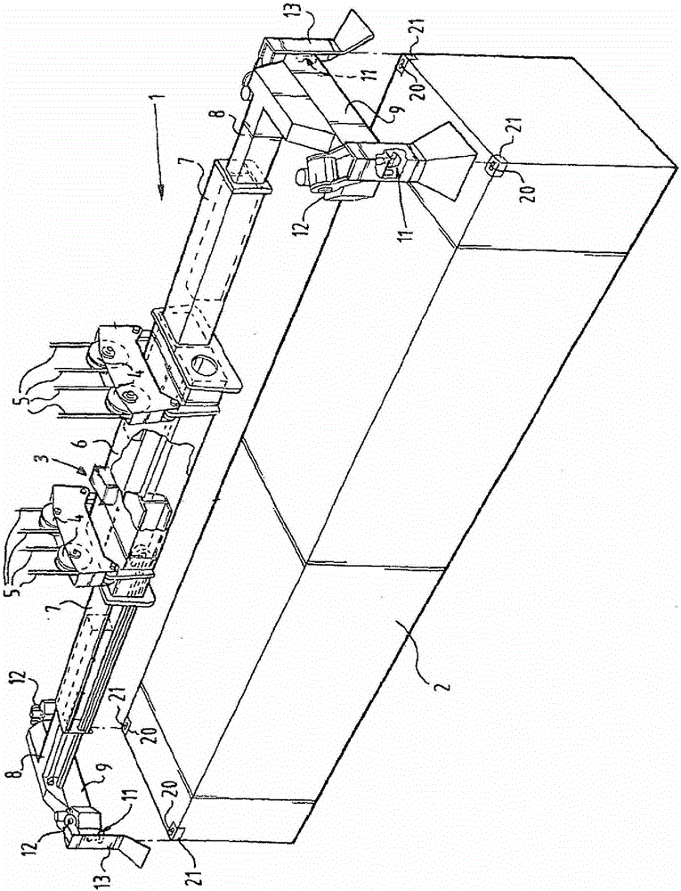 Method and apparatus for detecting crack formation in lifting members and lifting frame