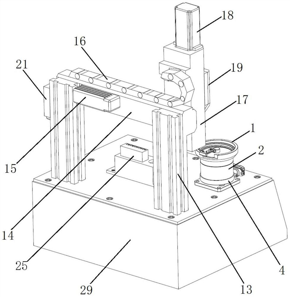 Device and method for filling radioactive particle magazine