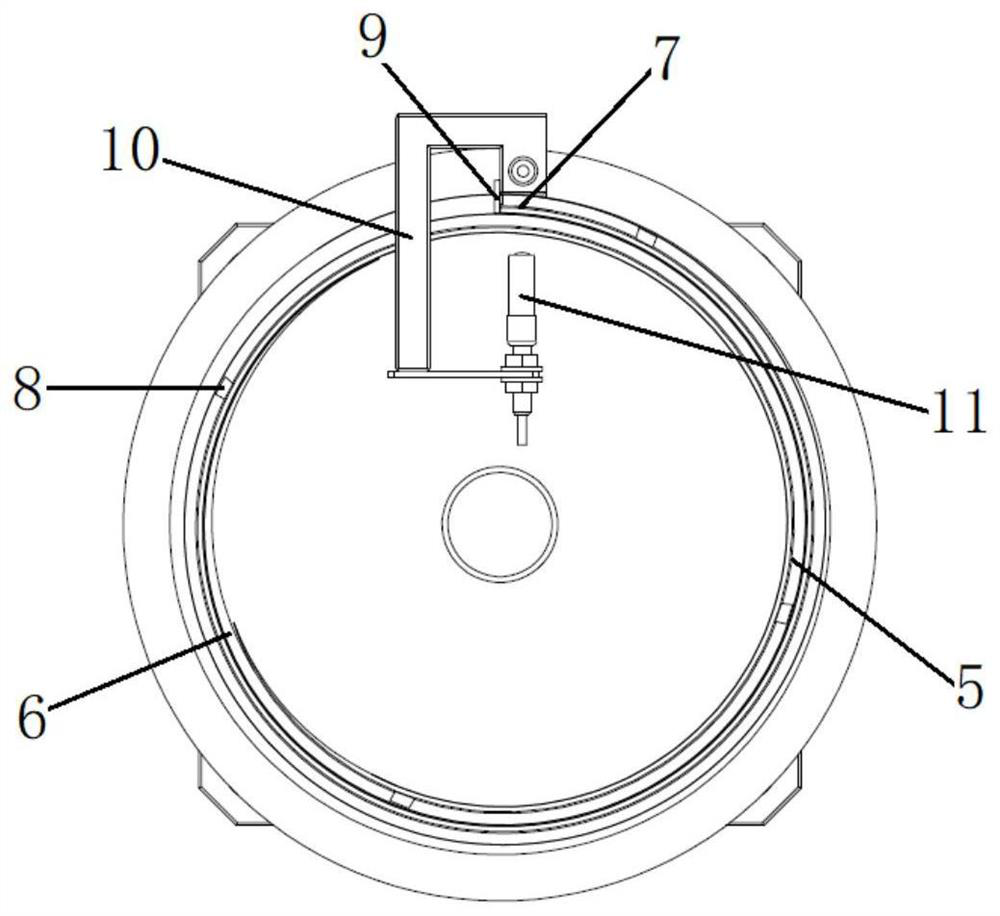 Device and method for filling radioactive particle magazine