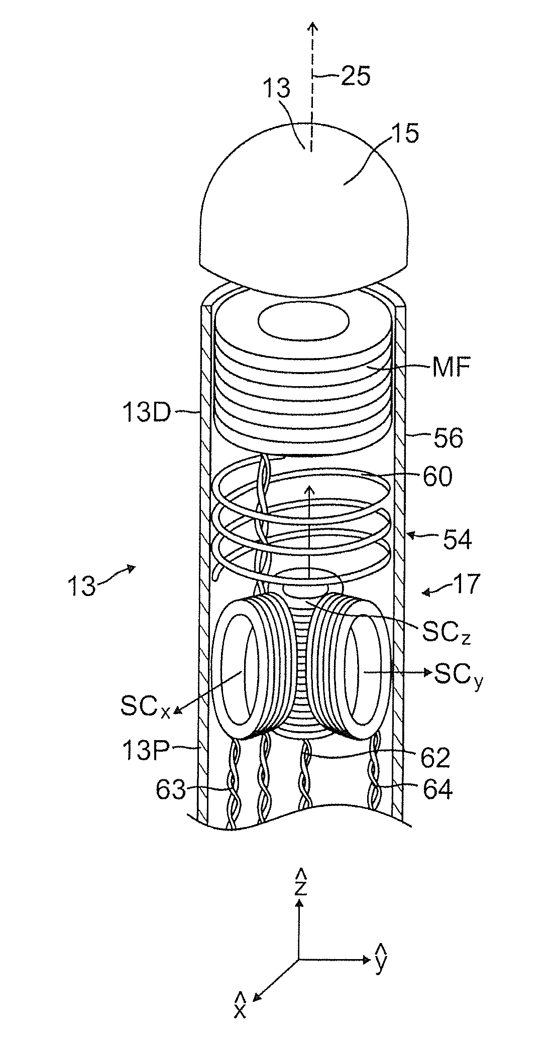 Catheter with combined position and pressure sensing structures