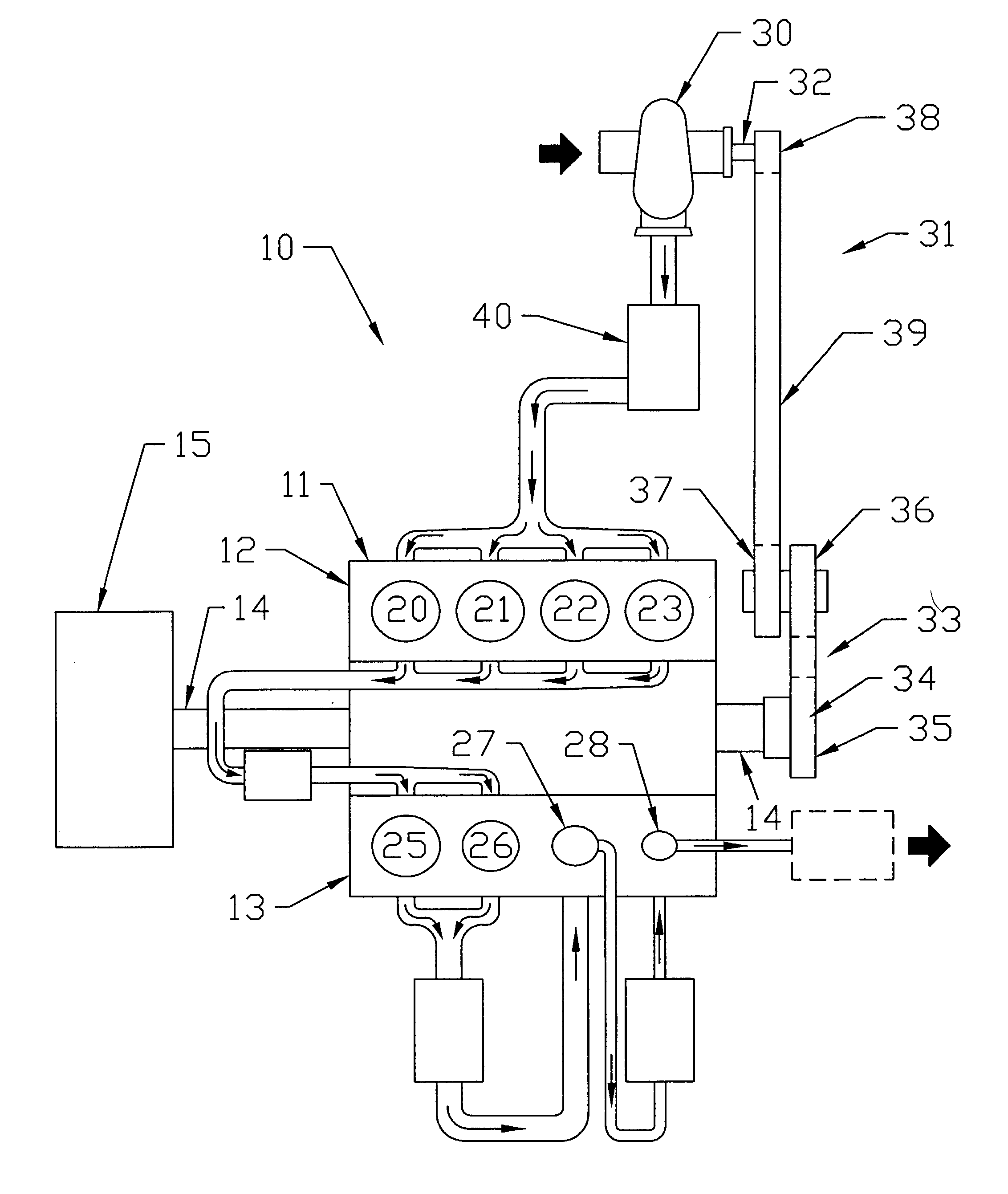 Multi-stage gas compressor system