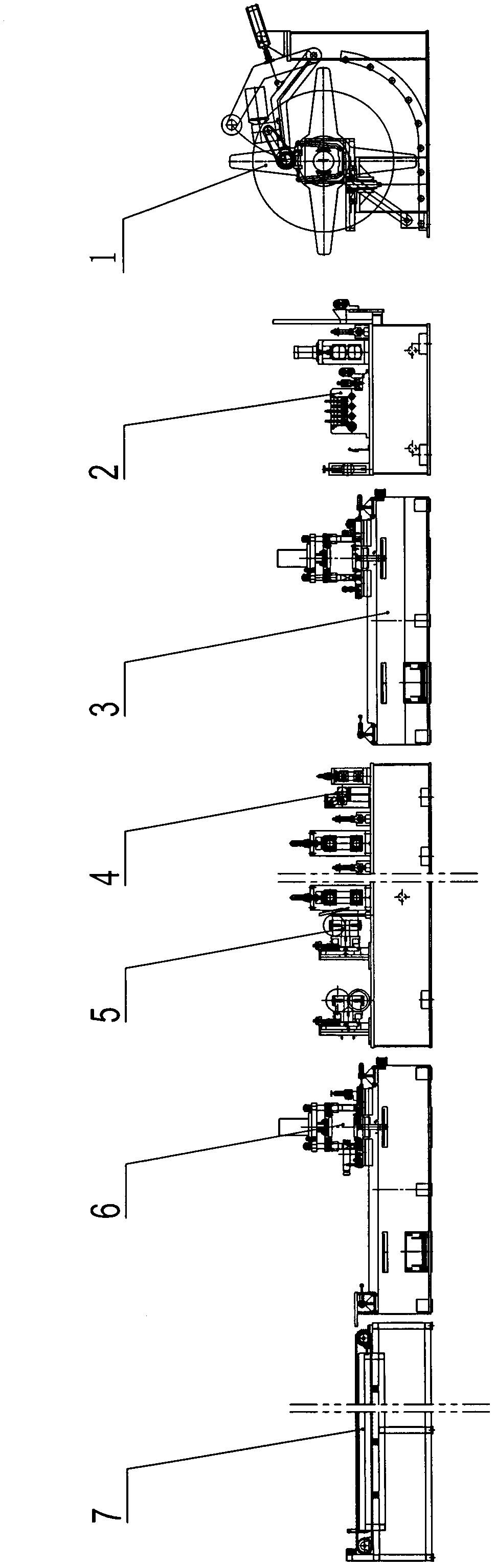 Roll forming processing method for online punching and production line