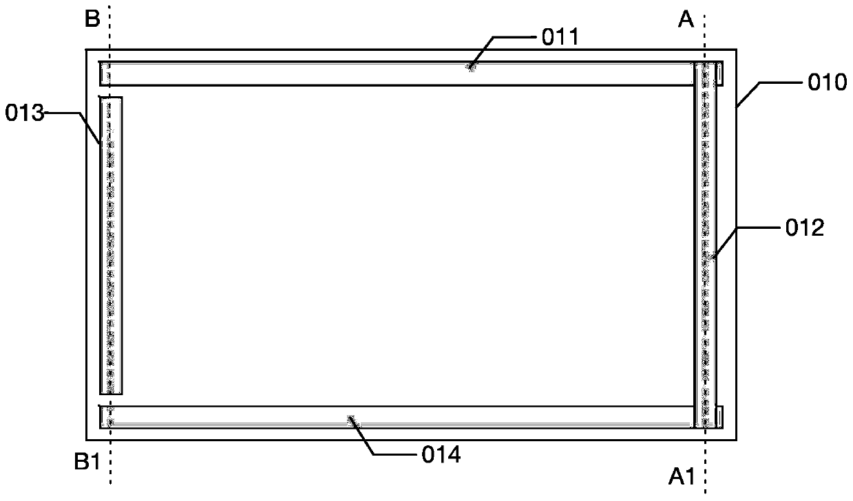 Frame rubber structure and manufacturing method of display panel