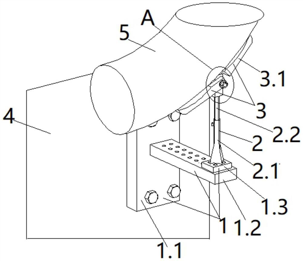 Pipeline supporting device