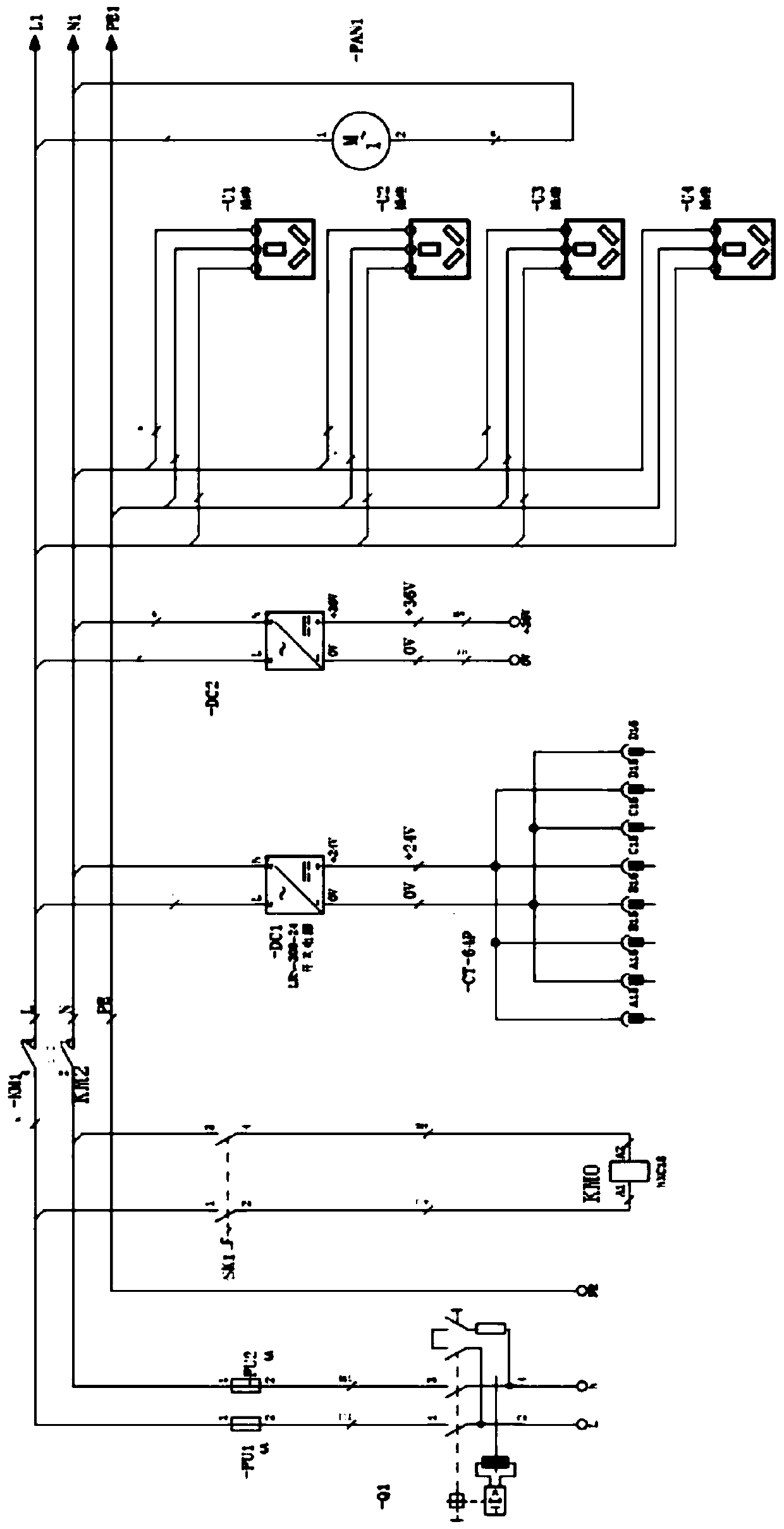 Upper cover dispensing control circuit of ink cartridge