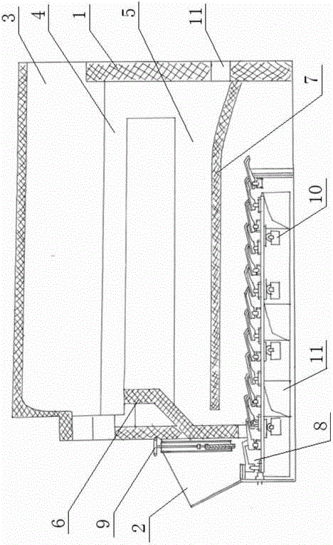 Reciprocating grate-fired furnace