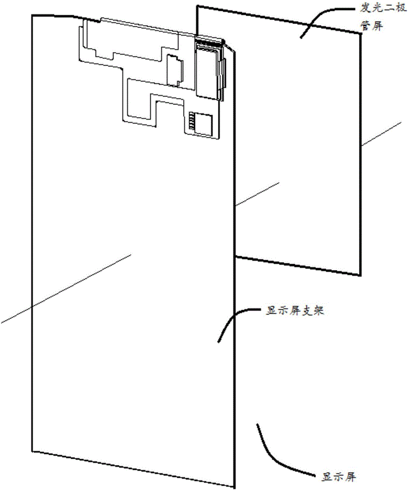 Display screen bracket and terminal