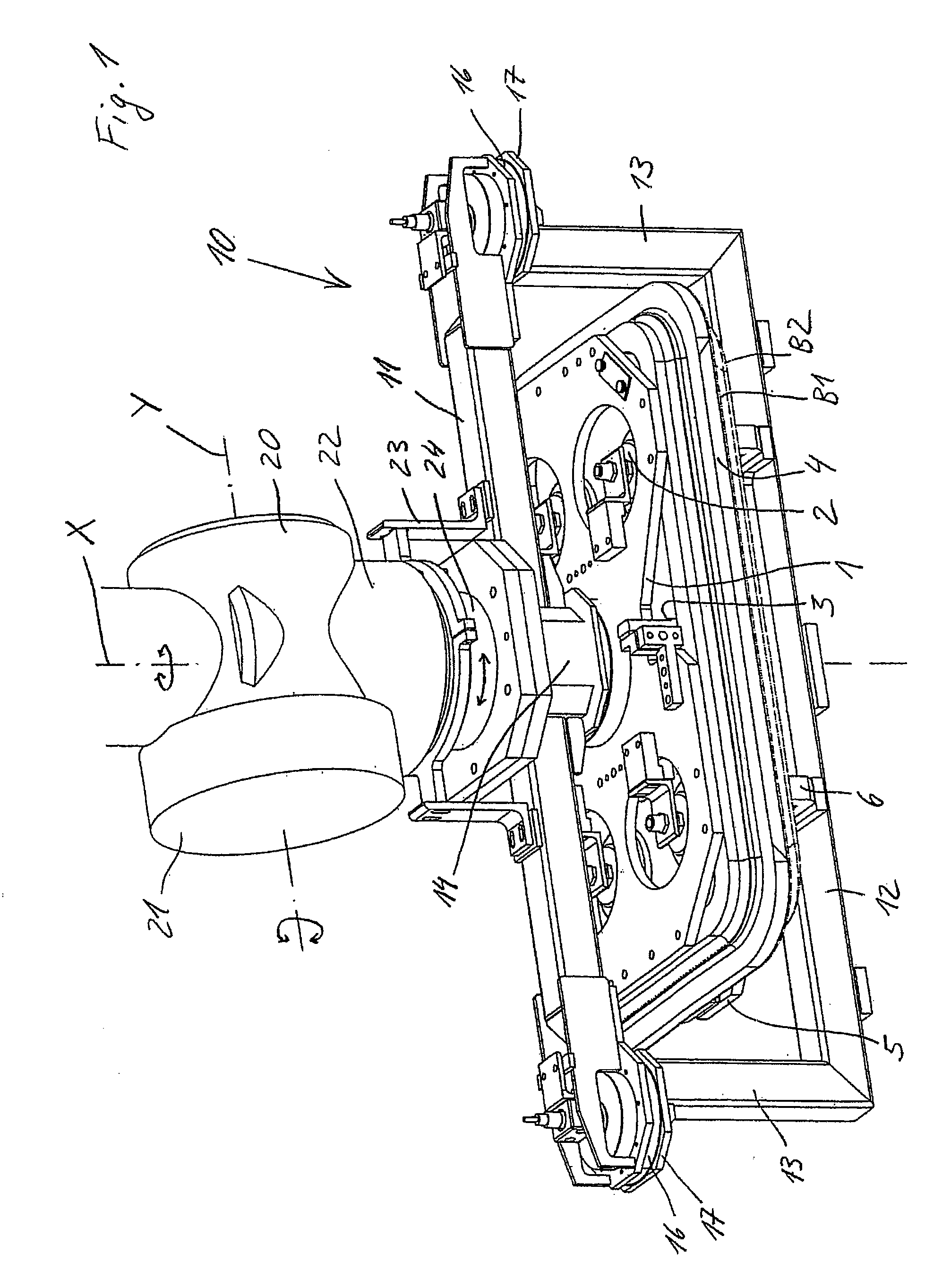 Clamping device for holding and clamping components