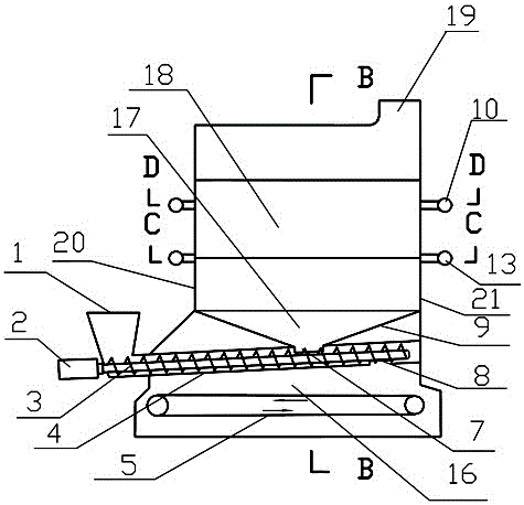 Gas-solid two-phase separation and coupled biomass clean combustion device and combustion method