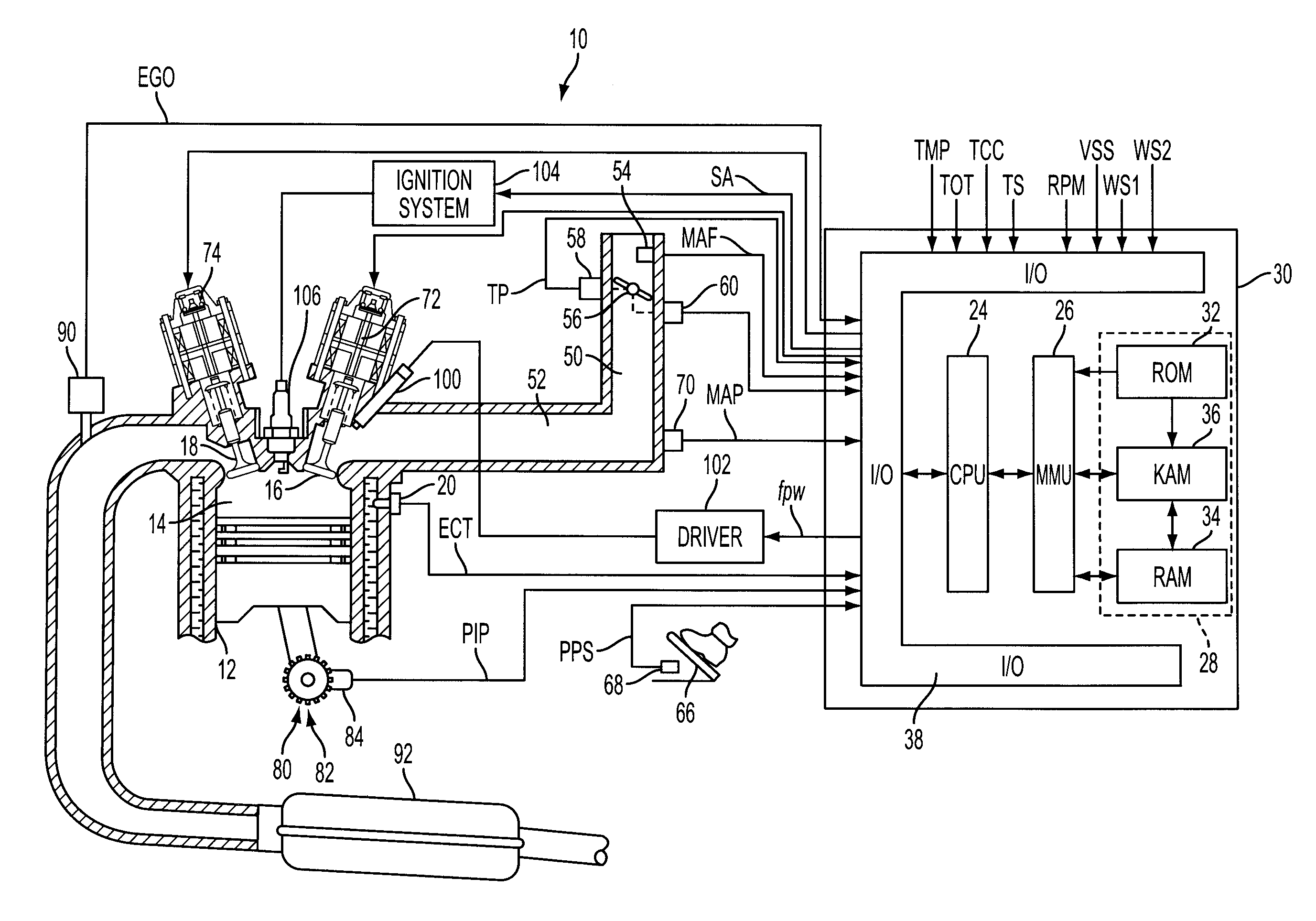 Induction air acoustics management for internal combustion engine