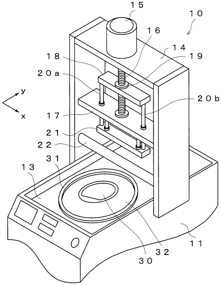 Breaking method and breaking device of brittle material substrate