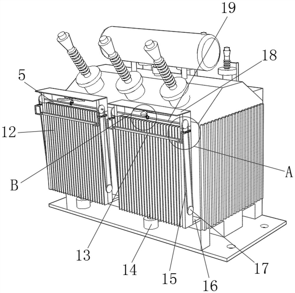 A power transformer with short-circuit alarm function