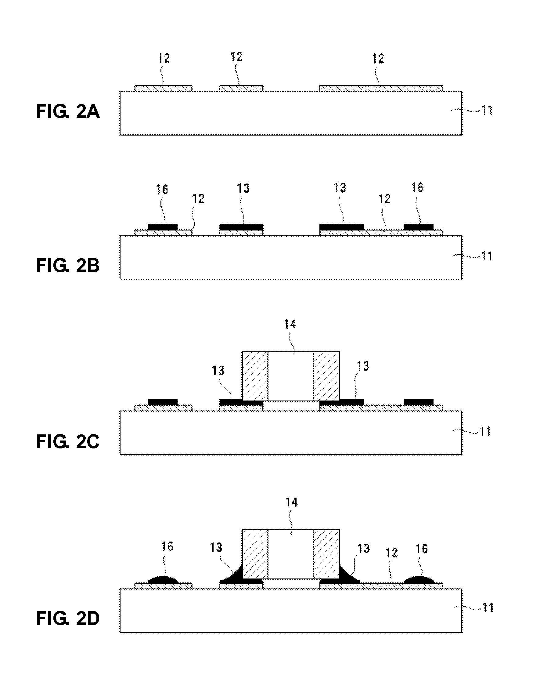 Method of forming hole for interlayer connection conductor, method of producing resin substrate and component-incorporated substrate, and resin substrate and component-incorporated substrate
