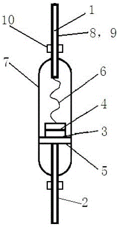 Point contact type rectifier diode