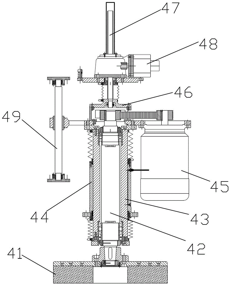 Spring grinding machine with double end faces