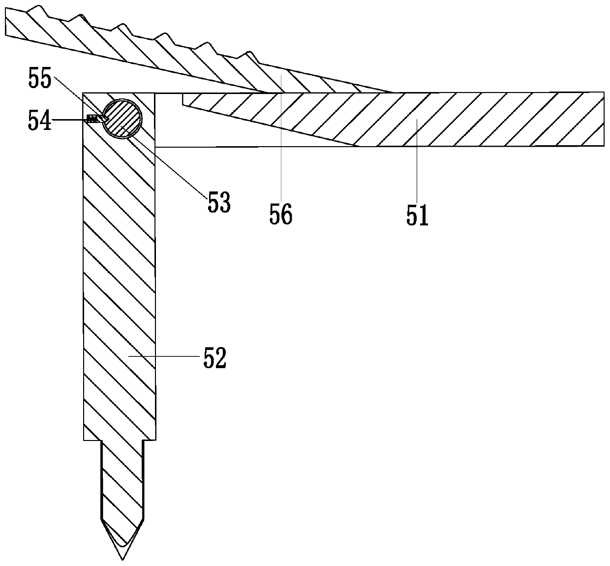 Topological parallel structure-based jack stabilizing and supporting device