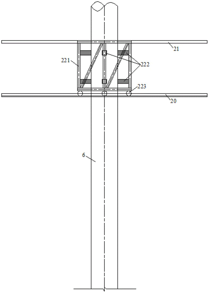 Construction method of erosion-preventing large-diameter bored pile