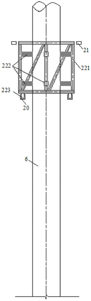 Construction method of erosion-preventing large-diameter bored pile