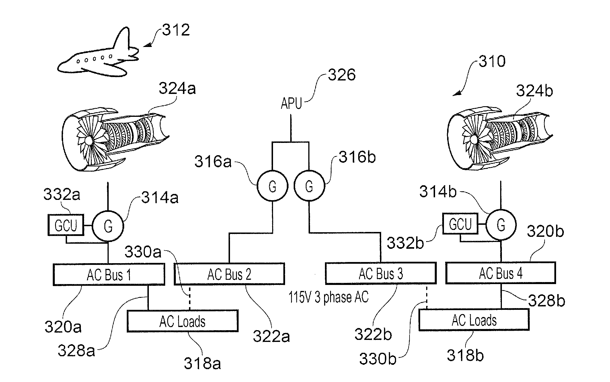 Electrical system for an aircraft