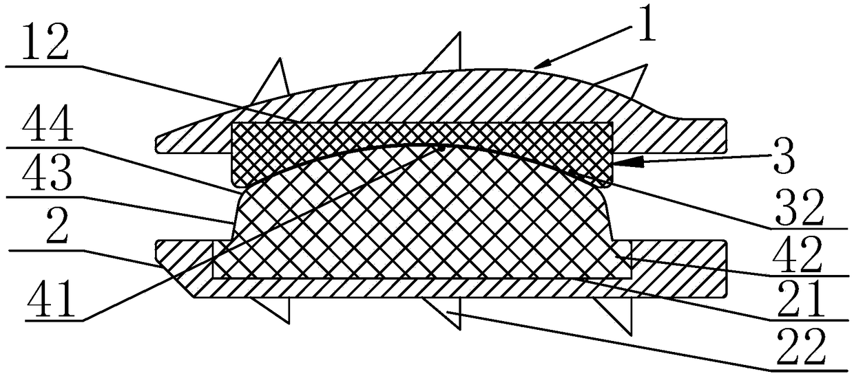 Intervertebral movable indwelling device