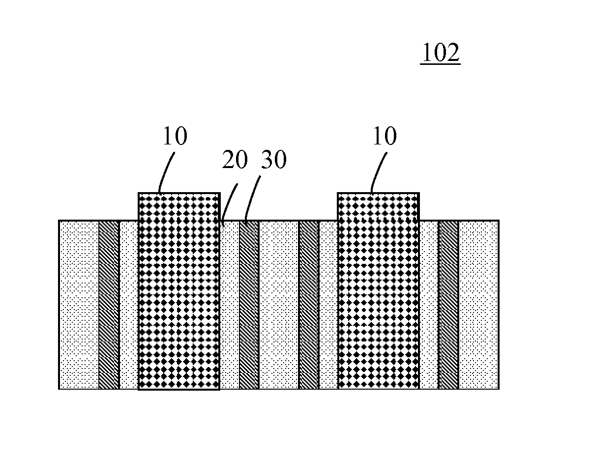 Method for processing structure in manufacturing semiconductor device