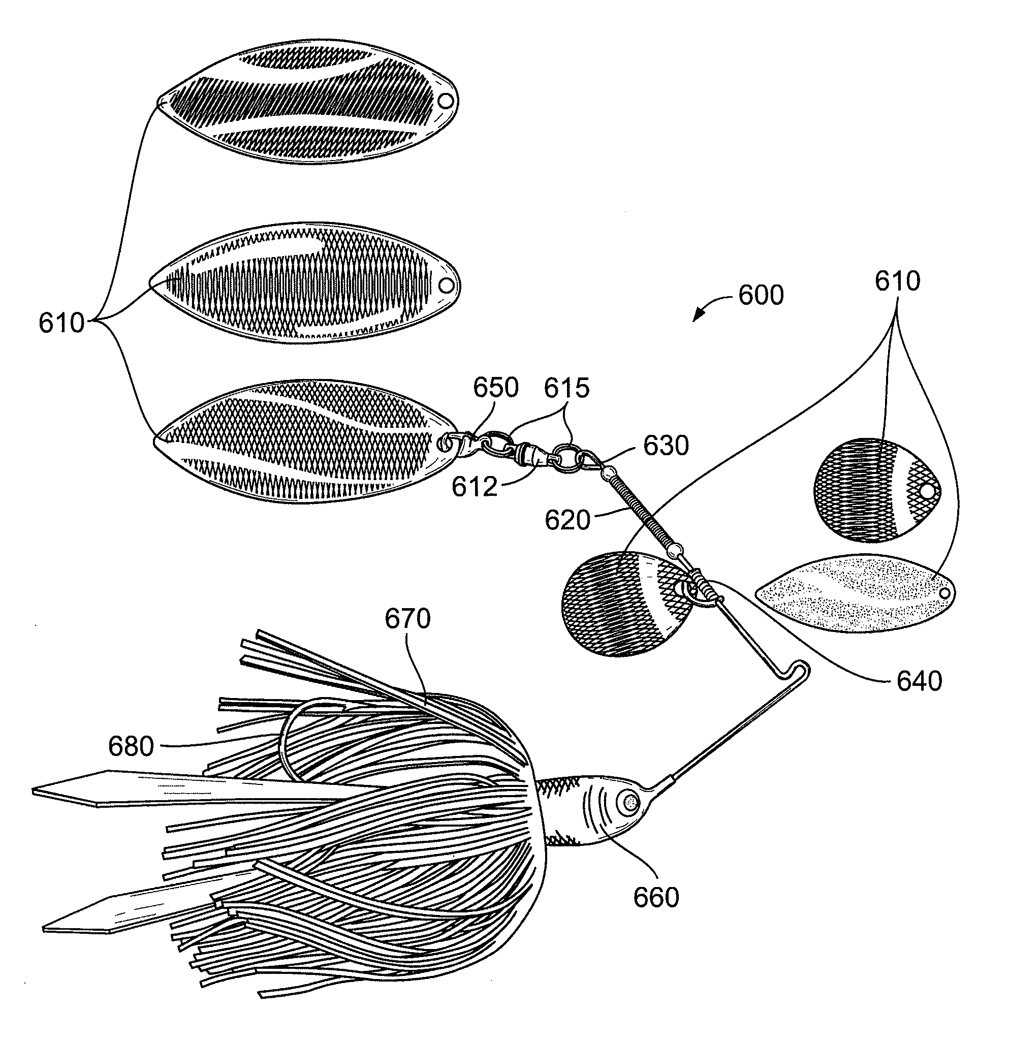 Fishing Lure and Attractors and Methods of Manufacture