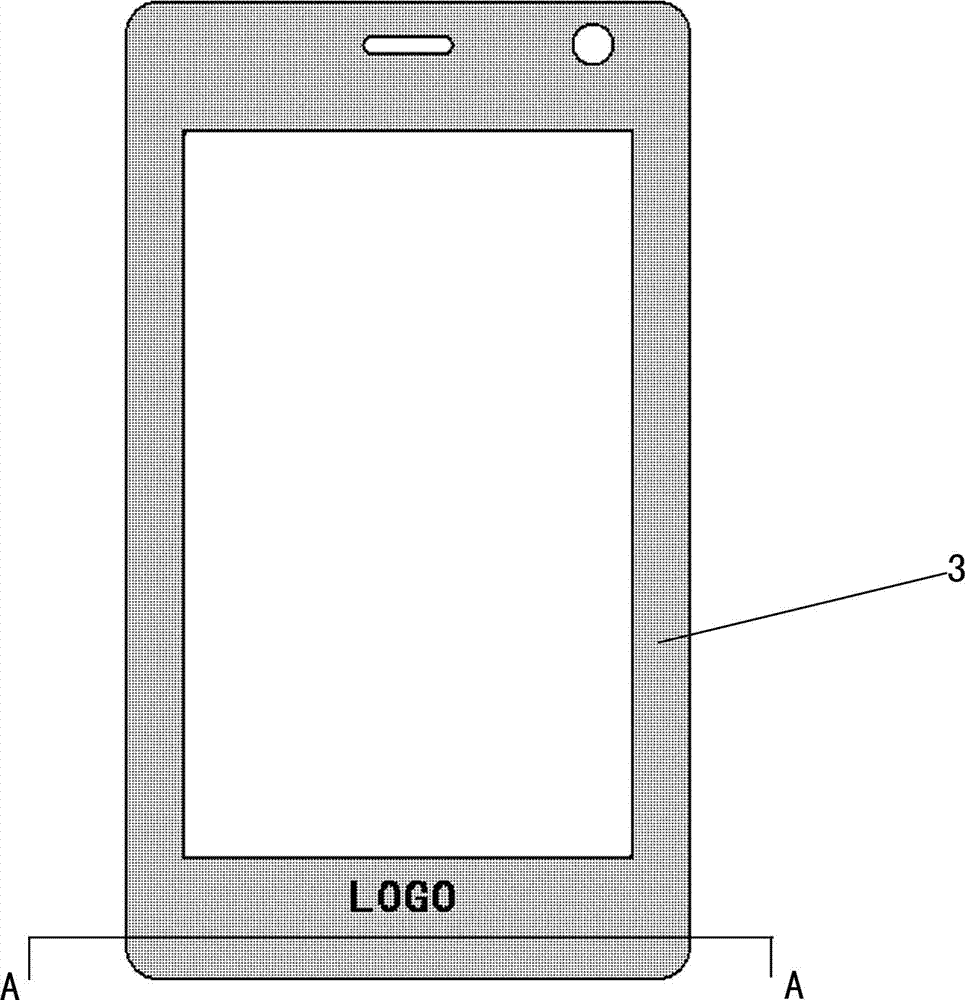 Decoration frame of high-precision capacitive touch screen