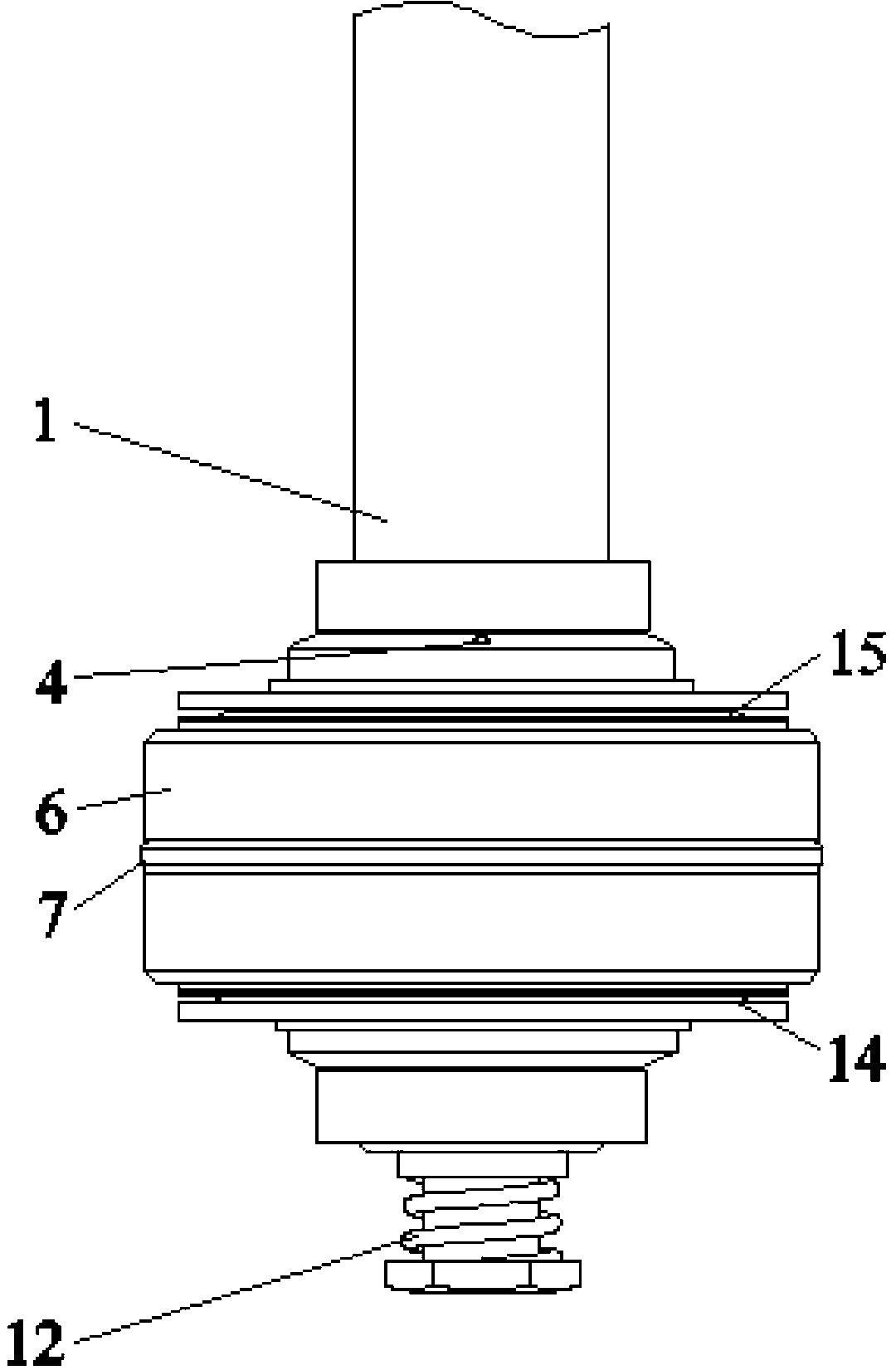 Piston assembly capable of achieving flow compensation