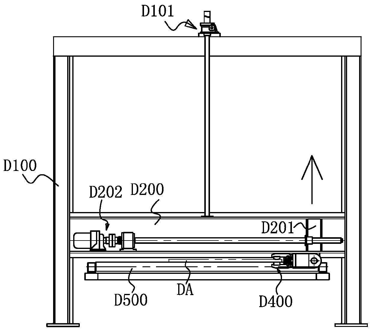 Hot-rolled double-layer bimetal composite plate splitting and turning machine