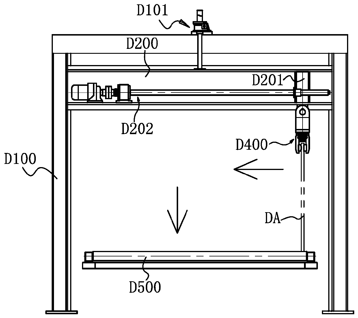 Hot-rolled double-layer bimetal composite plate splitting and turning machine