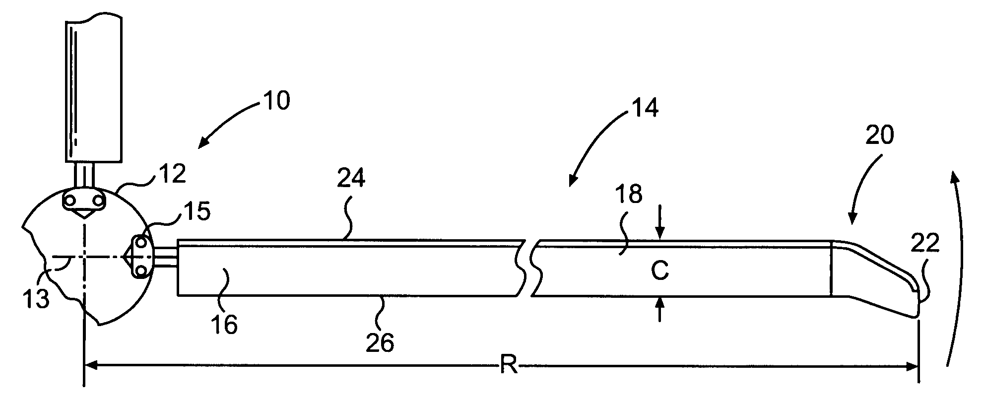 Rotor blade tip section