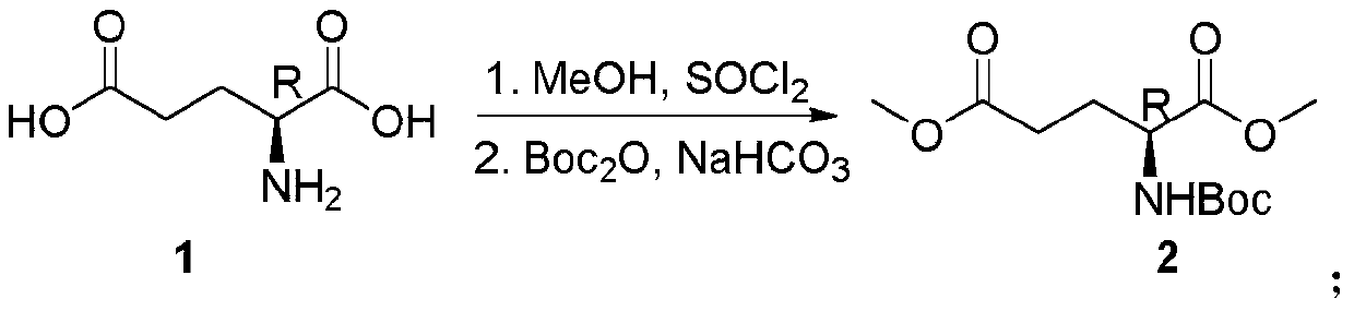 Synthetic process of anti-hyperglycemic drug intermediate R-3-amino-piperidine dihydrochloride