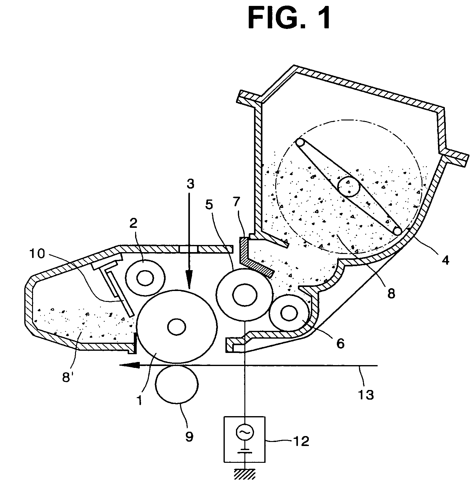 Electrophotographic developing agent and electrophotographic imaging apparatus employing the same