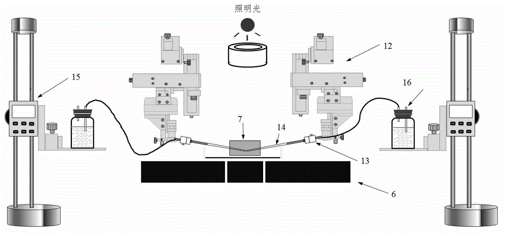 Cytomechanics device capable of synchronously realizing suction loading and fluorescence observation