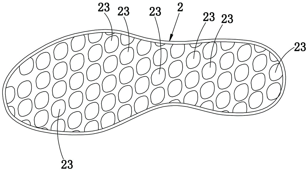 Shock-relieving and powered bubble massage sports shoe