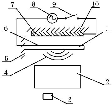 Vibration displacement measurement device on basis of optical interference