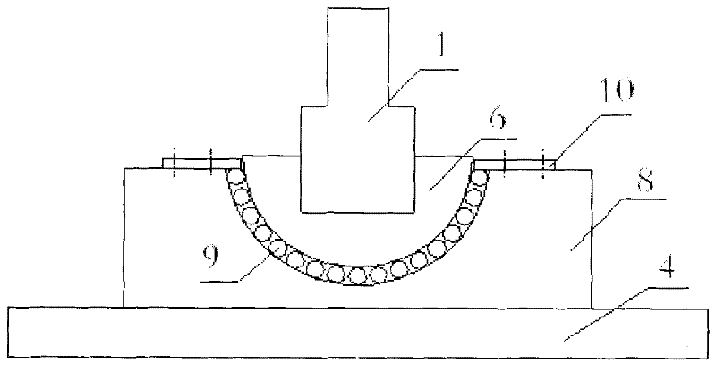 Stiffened wall plate compression stability test support fixture and end support coefficient test method