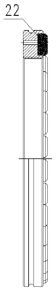 A kind of bearing for rotary guide tool and its wear-resistant teeth manufacturing method