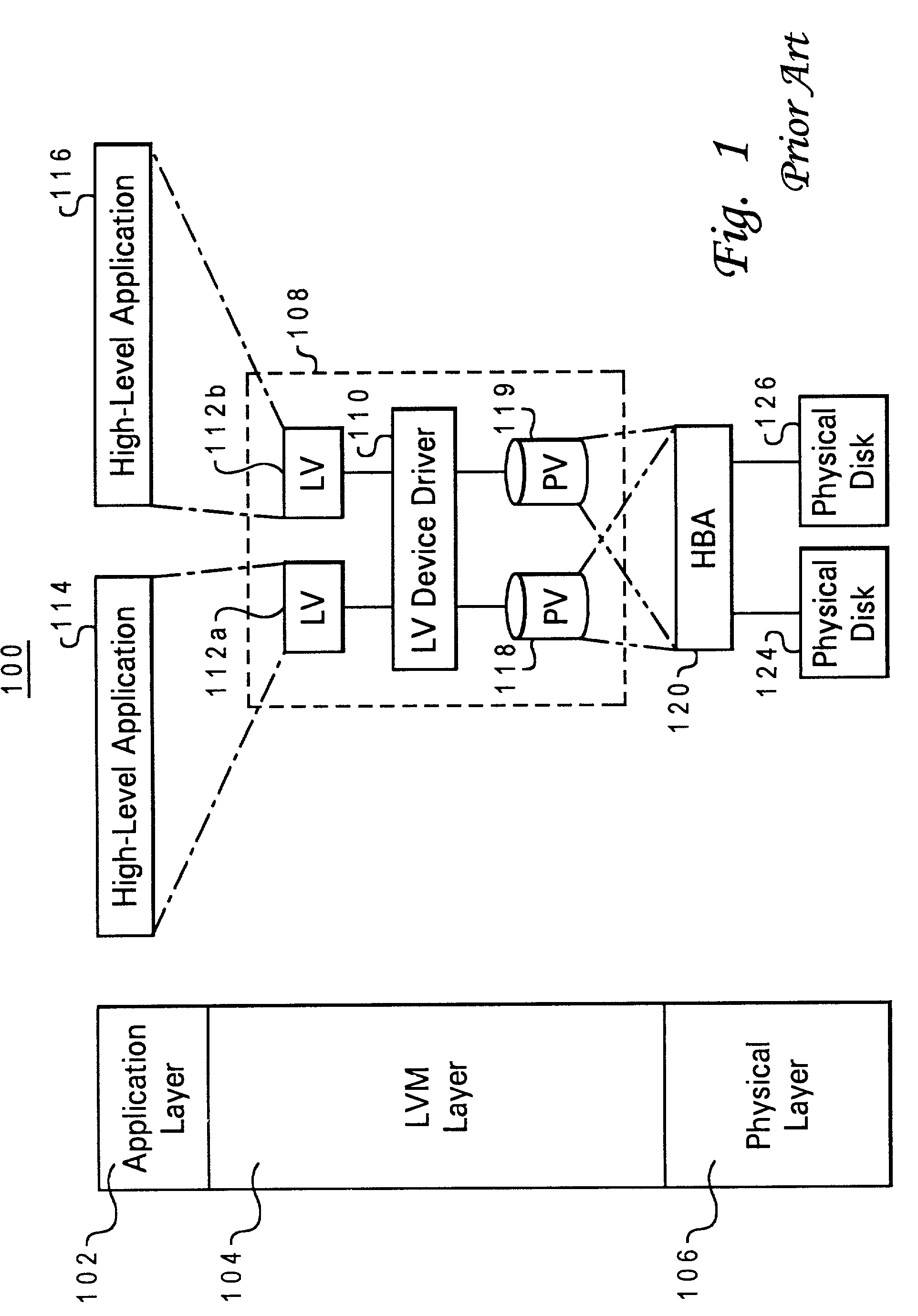 Limited concurrent host access in a logical volume management data storage environment