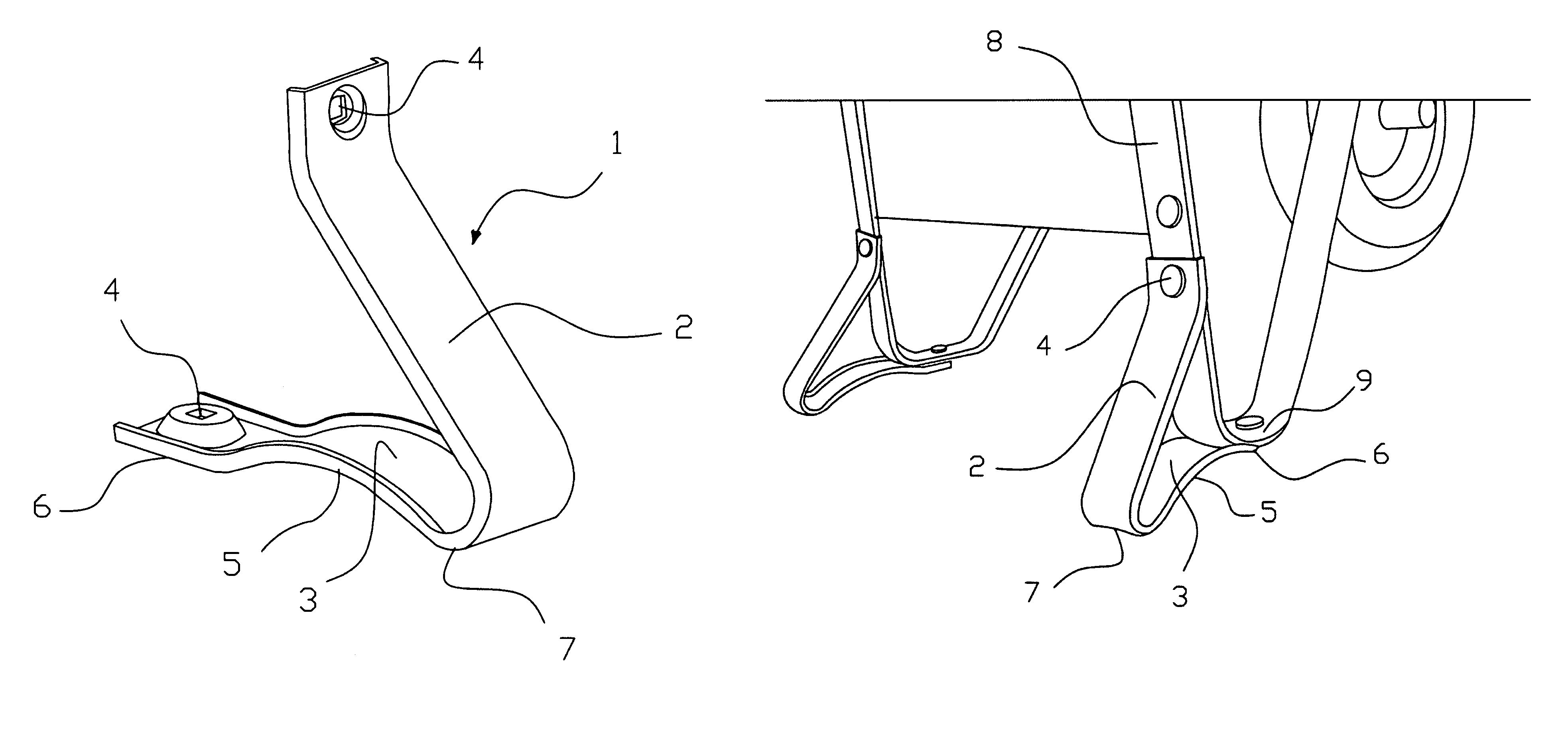 Wheelbarrow stabilizer with improved load distribution