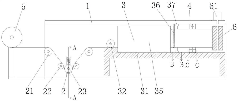 Non-woven fabric environment-friendly bag forming and processing equipment