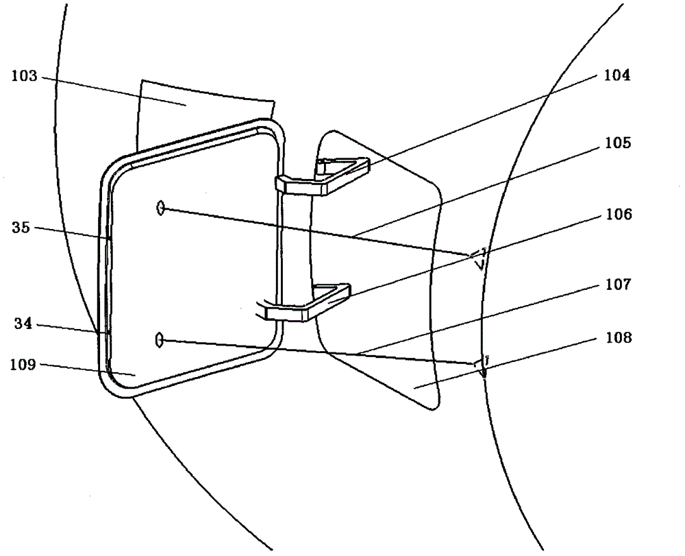 A new type of crew air emergency hatch