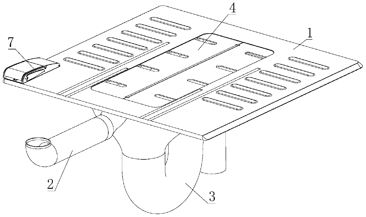 Squatting pan capable of being covered and squatting pan device