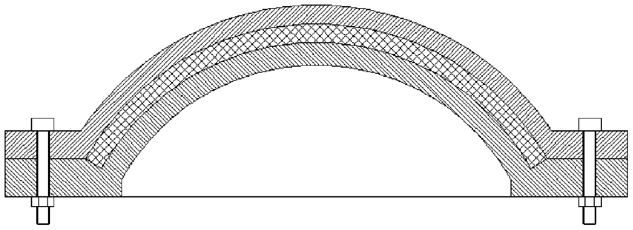 A deformation control method in the forming process of preformed composite materials and the application of the control method